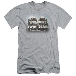 Twin Peaks Welcome To Men's Slim Fit T-Shirt Men's Slim Fit T-Shirt Twin Peaks   
