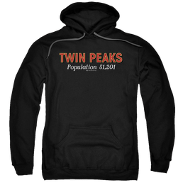 Twin Peaks Population Pullover Hoodie Pullover Hoodie Twin Peaks   