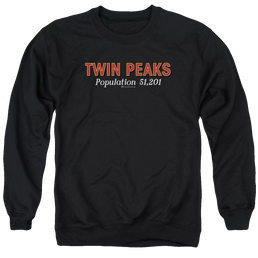 Twin Peaks Population Men's Crewneck Sweatshirt Men's Crewneck Sweatshirt Twin Peaks   