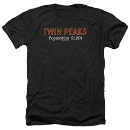 Twin Peaks Population Men's Heather T-Shirt Men's Heather T-Shirt Twin Peaks   