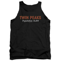 Twin Peaks Population Men's Tank Men's Tank Twin Peaks   