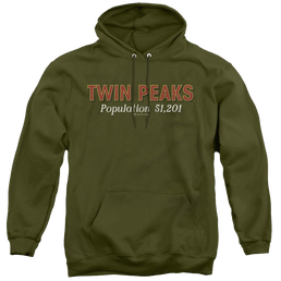 Twin Peaks Population - Pullover Hoodie Pullover Hoodie Twin Peaks   