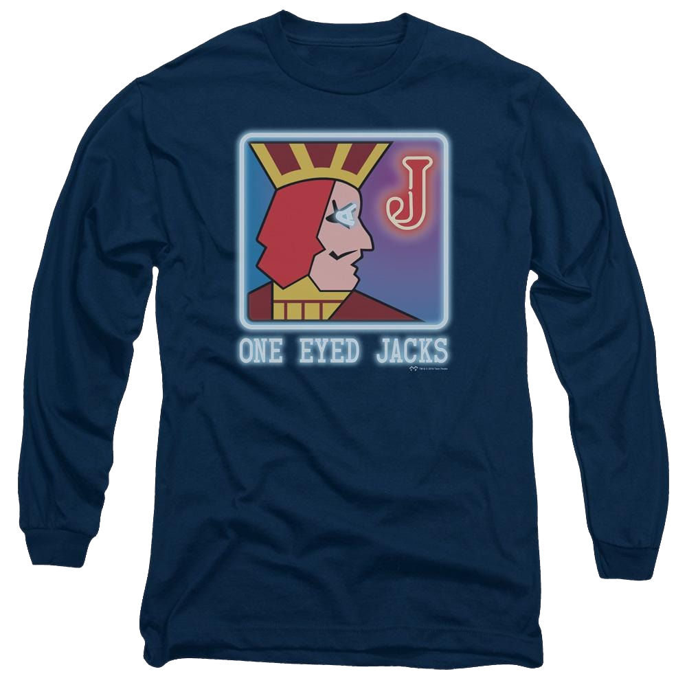 Twin Peaks One Eyed Jacks Men's Long Sleeve T-Shirt Men's Long Sleeve T-Shirt Twin Peaks   