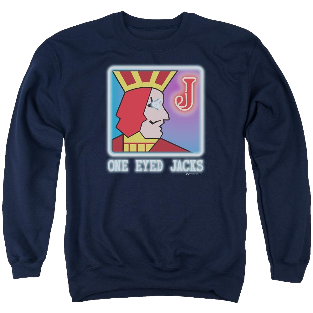 Twin Peaks One Eyed Jacks Men's Crewneck Sweatshirt Men's Crewneck Sweatshirt Twin Peaks   