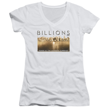 Billions Golden City - Juniors V-Neck T-Shirt Juniors V-Neck T-Shirt Billions   
