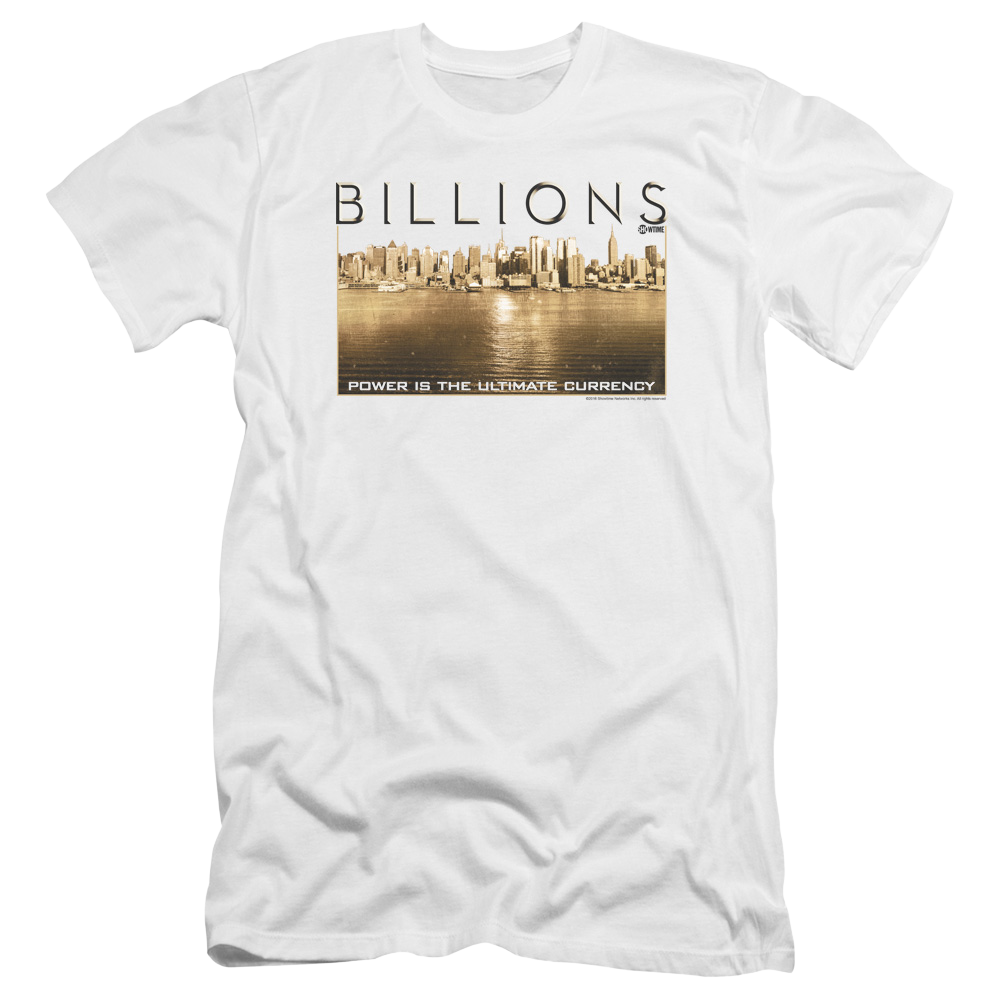 Billions Golden City - Men's Premium Slim Fit T-Shirt Men's Premium Slim Fit T-Shirt Billions   