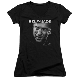 Billions Self Made - Juniors V-Neck T-Shirt Juniors V-Neck T-Shirt Billions   