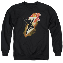Shazam Movie Tiger Bolt - Men's Crewneck Sweatshirt Men's Crewneck Sweatshirt Shazam   