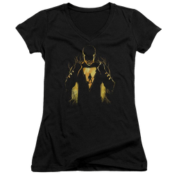 Shazam Movie Whats Inside - Juniors V-Neck T-Shirt Juniors V-Neck T-Shirt Shazam   
