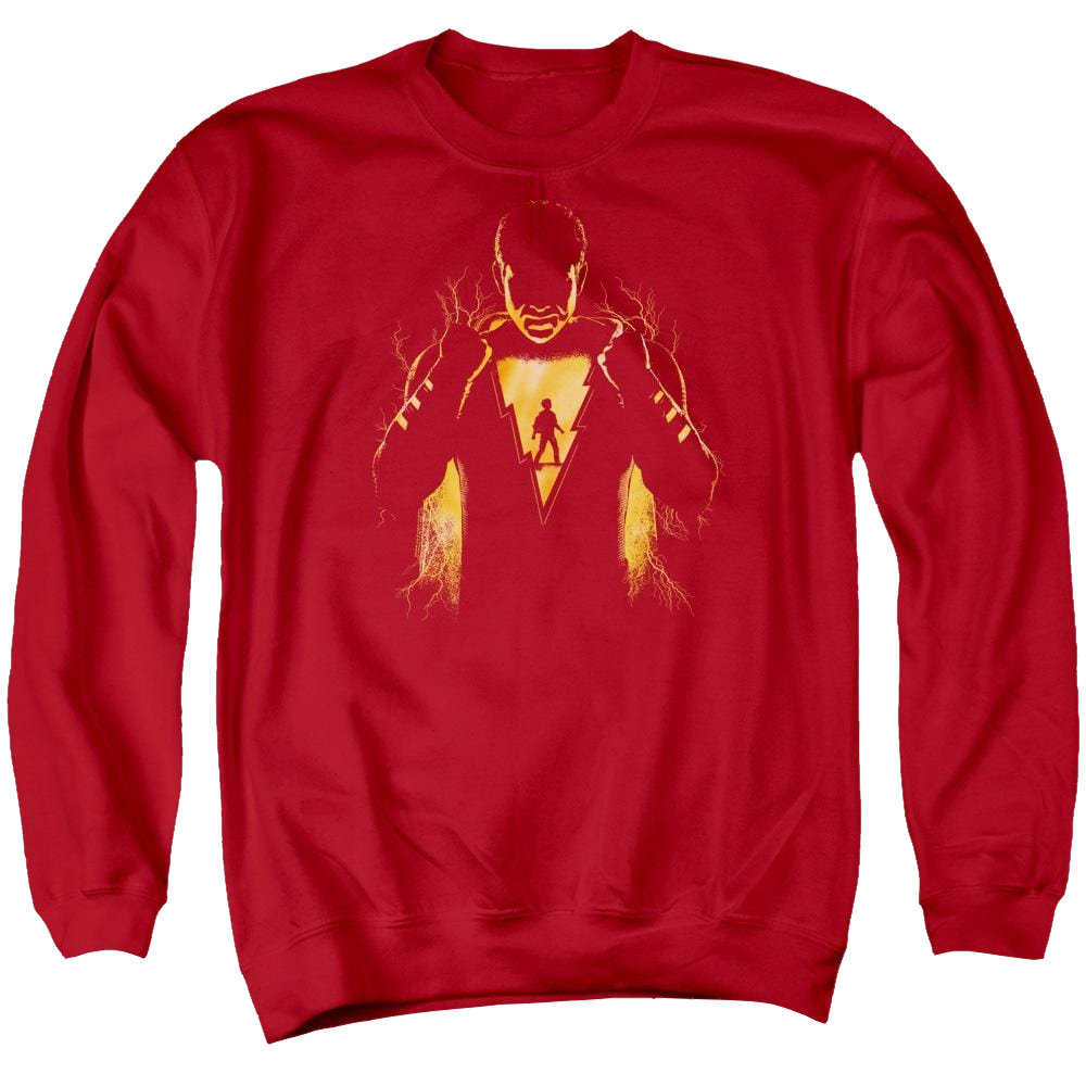 Shazam Movie Whats Inside - Men's Crewneck Sweatshirt Men's Crewneck Sweatshirt Shazam   