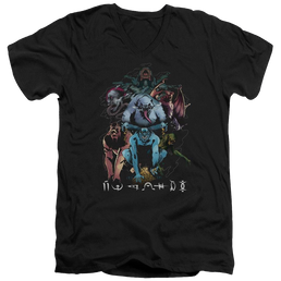 Shazam Movie Sins - Men's V-Neck T-Shirt Men's V-Neck T-Shirt Shazam   