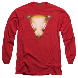 Shazam Movie Bolt - Men's Long Sleeve T-Shirt Men's Long Sleeve T-Shirt Shazam   