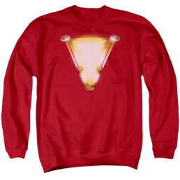 Shazam Movie Bolt - Men's Crewneck Sweatshirt Men's Crewneck Sweatshirt Shazam   