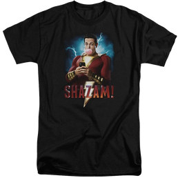 Shazam Movie Blowing Up - Men's Tall Fit T-Shirt Men's Tall Fit T-Shirt Shazam   