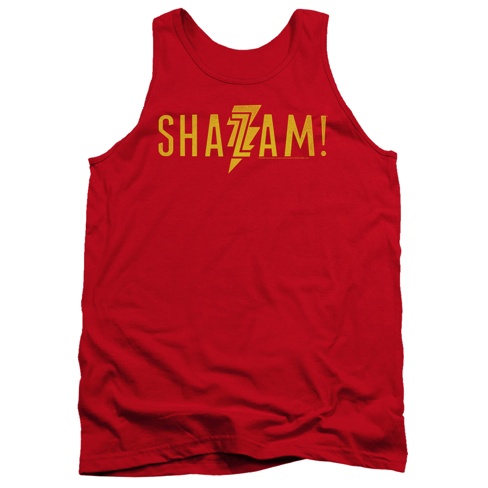Shazam Movie Flat Logo - Men's Tank Top Men's Tank Shazam   