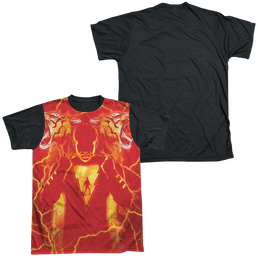 Shazam Movie Whats Inside Sub - Men's Black Back T-Shirt Men's Black Back T-Shirt Shazam   