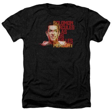 Charcoal men's heather t-shirt with Movie Shazam Hope graphic