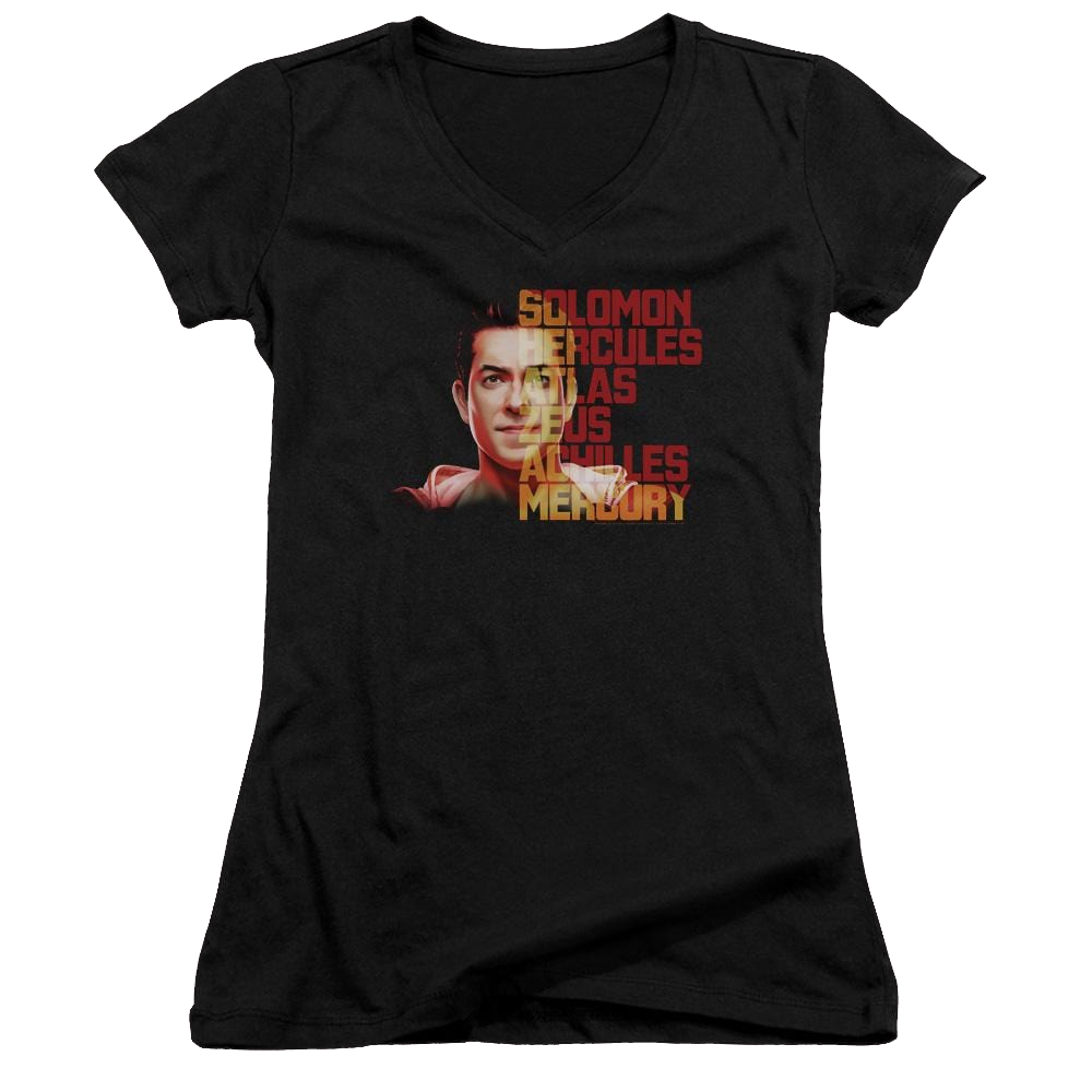 Shazam Movie Shazam Hope - Juniors V-Neck T-Shirt Juniors V-Neck T-Shirt Shazam   