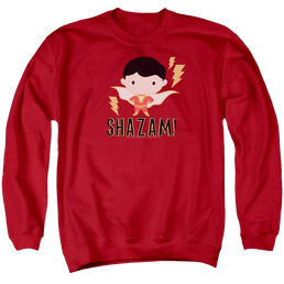 Shazam Movie Shazam Chibi - Men's Crewneck Sweatshirt Men's Crewneck Sweatshirt Shazam   