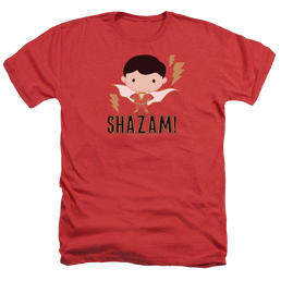 Shazam Movie Shazam Chibi - Men's Heather T-Shirt Men's Heather T-Shirt Shazam   