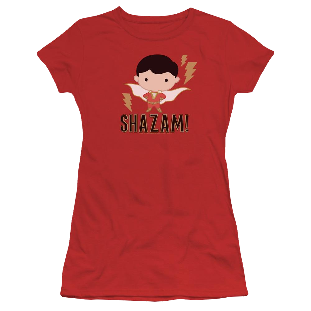 Shazam Movie Shazam Chibi - Juniors T-Shirt Juniors T-Shirt Shazam   