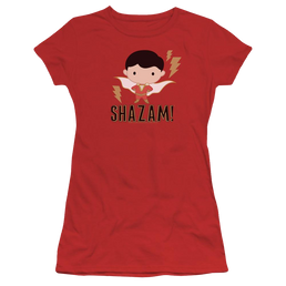 Shazam Movie Shazam Chibi - Juniors T-Shirt Juniors T-Shirt Shazam   