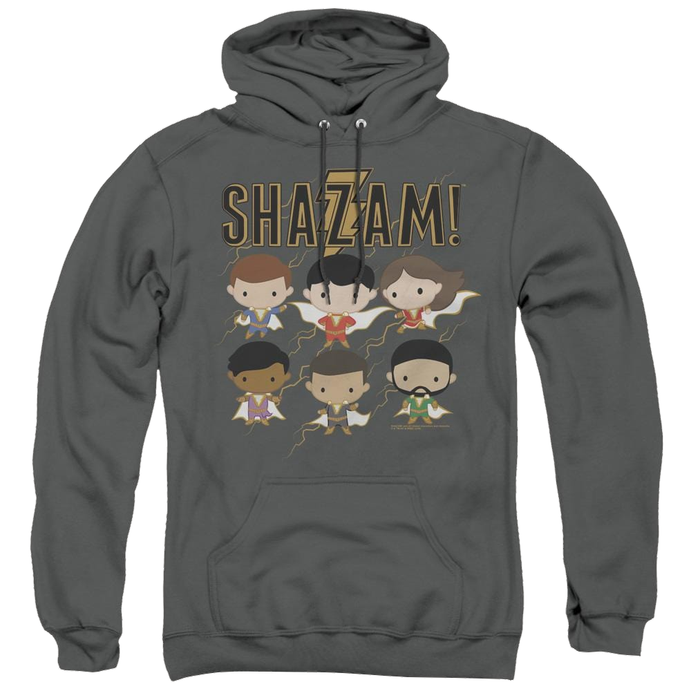 Shazam Movie Chibi Group - Pullover Hoodie Pullover Hoodie Shazam   