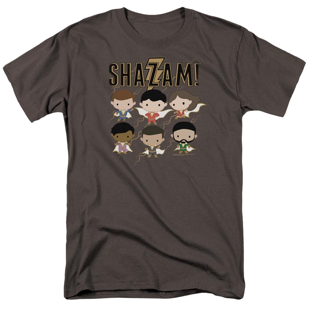 Shazam Movie Chibi Group - Men's Regular Fit T-Shirt Men's Regular Fit T-Shirt Shazam   