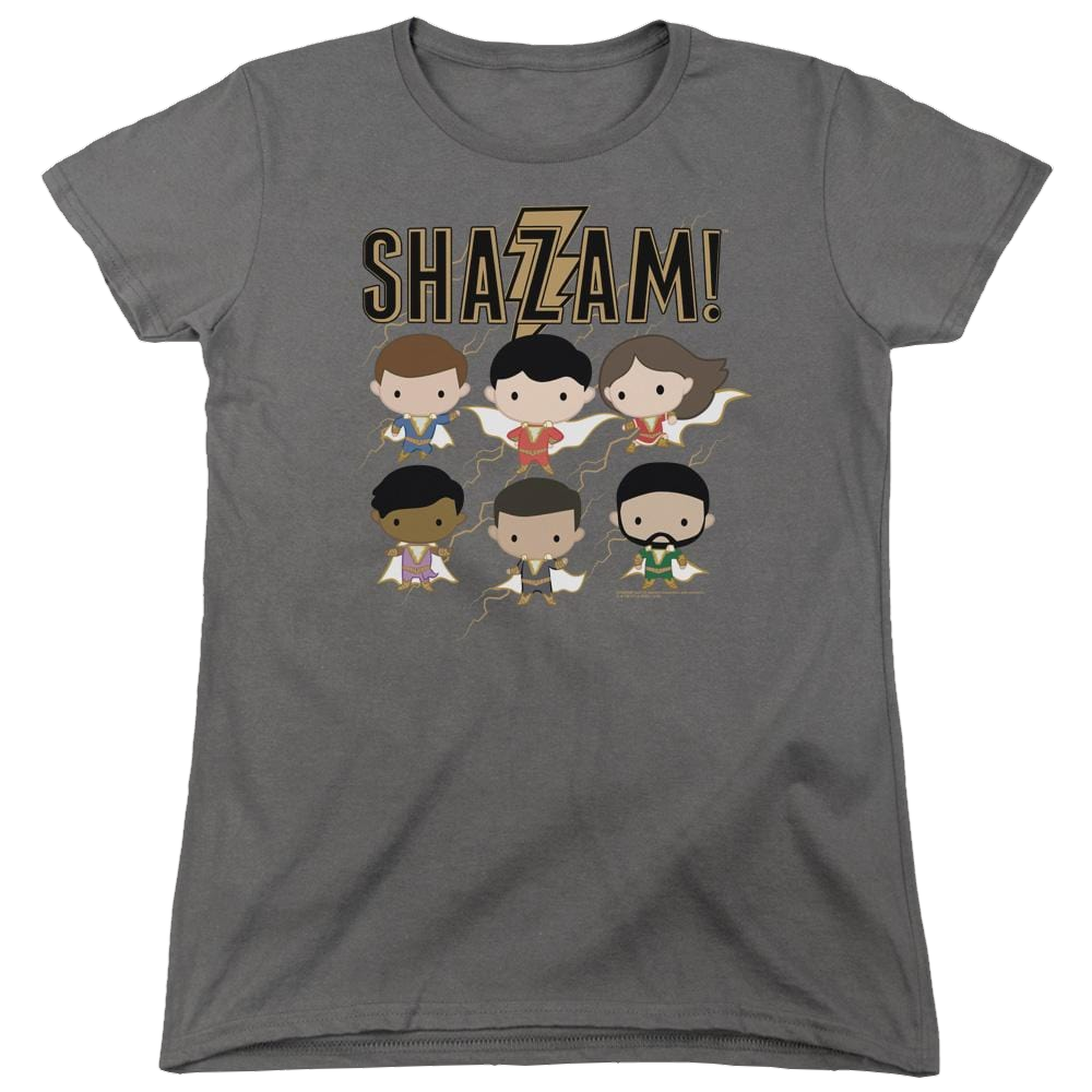Shazam Movie Chibi Group - Women's T-Shirt Women's T-Shirt Shazam   
