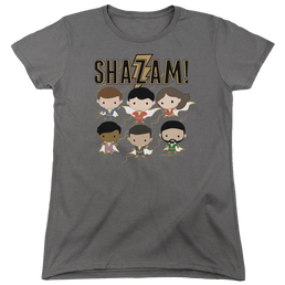 Shazam Movie Chibi Group - Women's T-Shirt Women's T-Shirt Shazam   