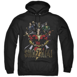 Shazam Movie Group Of Heroes - Pullover Hoodie Pullover Hoodie Shazam   
