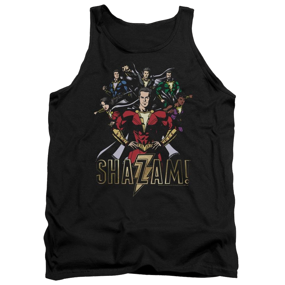 Shazam Movie Group Of Heroes - Men's Tank Top Men's Tank Shazam   