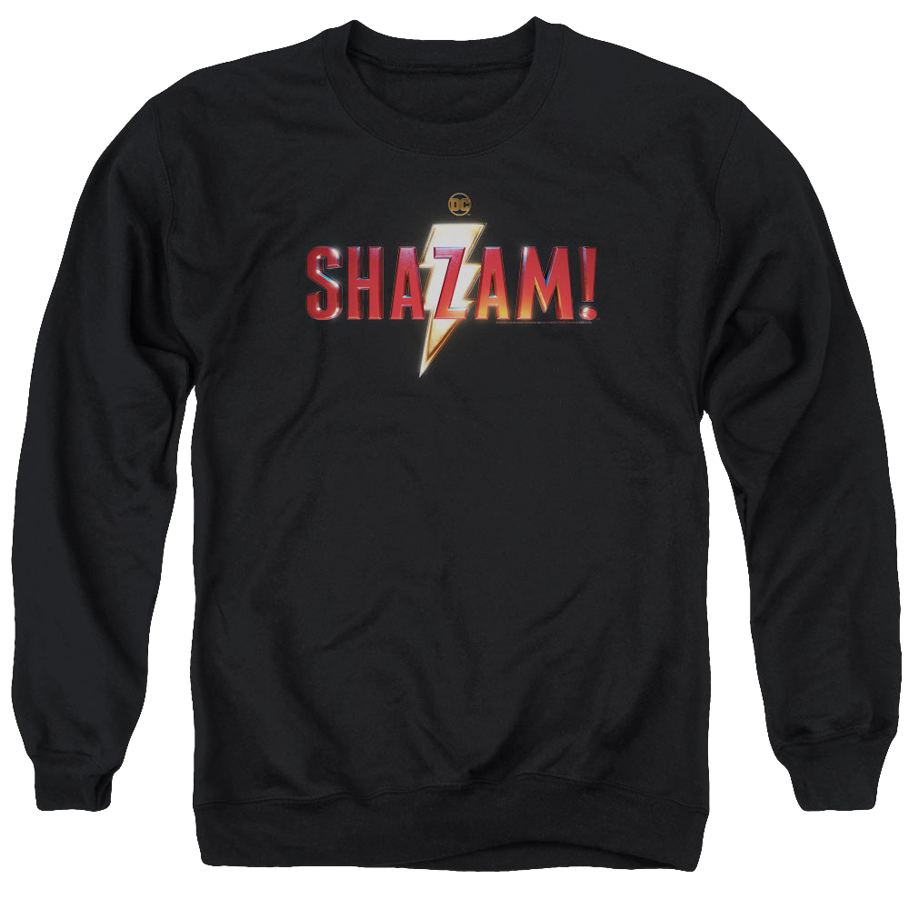 Shazam Movie Shazam Logo - Men's Crewneck Sweatshirt Men's Crewneck Sweatshirt Shazam   