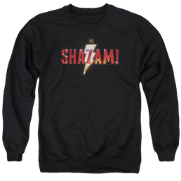 Shazam Movie Shazam Logo - Men's Crewneck Sweatshirt Men's Crewneck Sweatshirt Shazam   