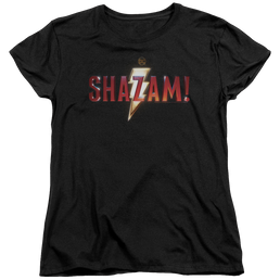Shazam Movie Shazam Logo - Women's T-Shirt Women's T-Shirt Shazam   