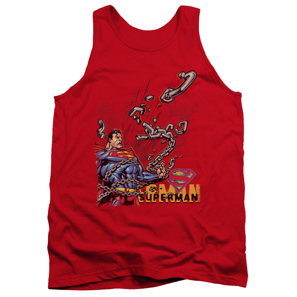 Superman Breaking Chains - Men's Tank Top Men's Tank Superman   