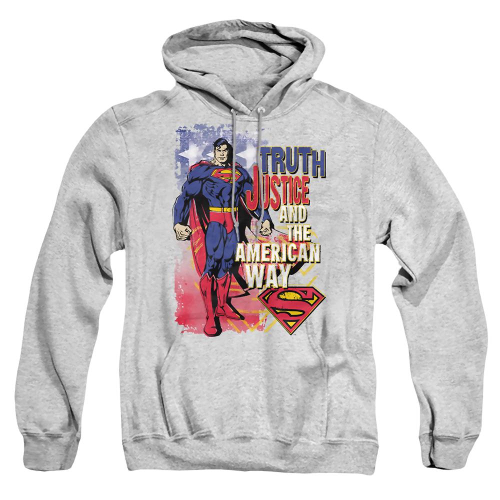 Superman Truth Justice - Pullover Hoodie Pullover Hoodie Superman   