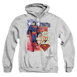 Superman Truth Justice - Pullover Hoodie Pullover Hoodie Superman   