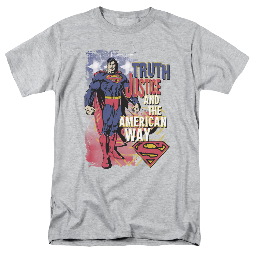 Superman Truth Justice - Men's Regular Fit T-Shirt Men's Regular Fit T-Shirt Superman   