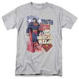 Superman Truth Justice - Men's Regular Fit T-Shirt Men's Regular Fit T-Shirt Superman   
