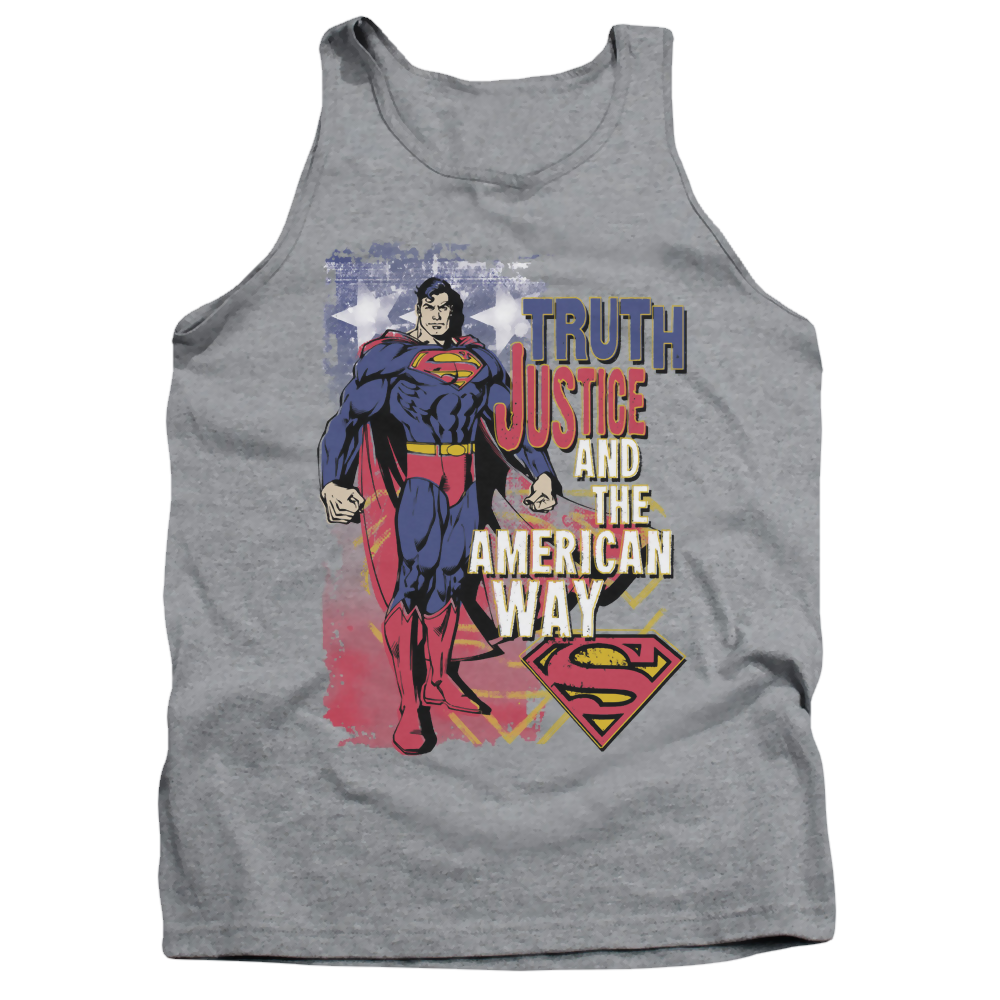 Superman Truth Justice - Men's Tank Top Men's Tank Superman   