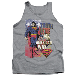 Superman Truth Justice - Men's Tank Top Men's Tank Superman   