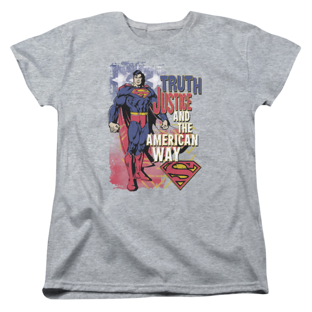 Superman Truth Justice - Women's T-Shirt Women's T-Shirt Superman   