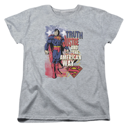 Superman Truth Justice - Women's T-Shirt Women's T-Shirt Superman   