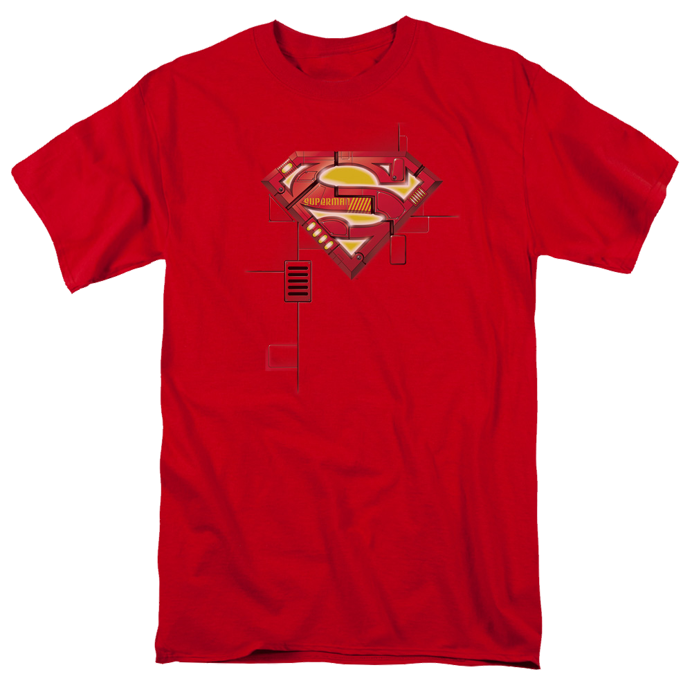 Superman Super Mech Shield - Men's Regular Fit T-Shirt Men's Regular Fit T-Shirt Superman   