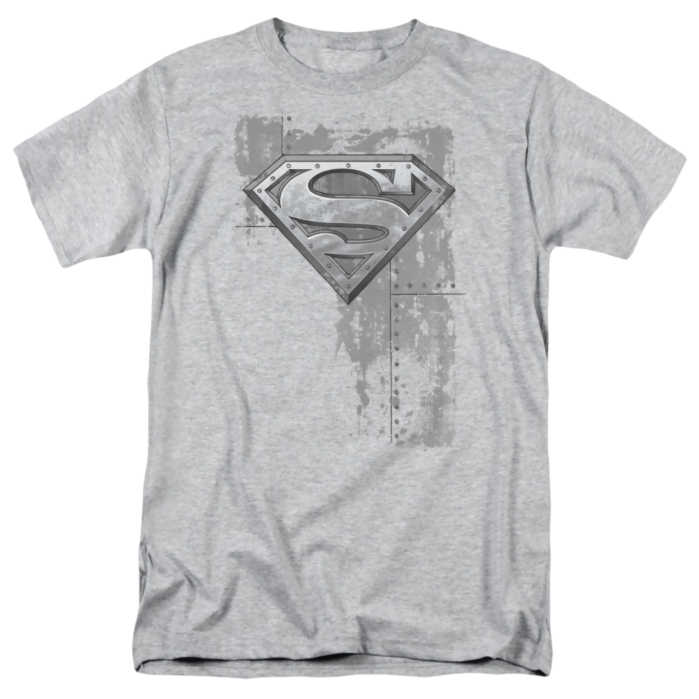 Superman Riveted Metal - Men's Regular Fit T-Shirt Men's Regular Fit T-Shirt Superman   