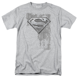 Superman Riveted Metal - Men's Regular Fit T-Shirt Men's Regular Fit T-Shirt Superman   