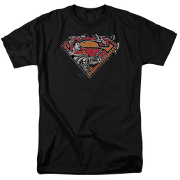 Superman Breaking Chain Logo - Men's Regular Fit T-Shirt Men's Regular Fit T-Shirt Superman   