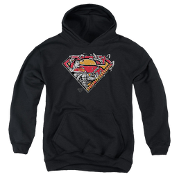 Superman Breaking Chain Logo - Youth Hoodie Youth Hoodie (Ages 8-12) Superman   