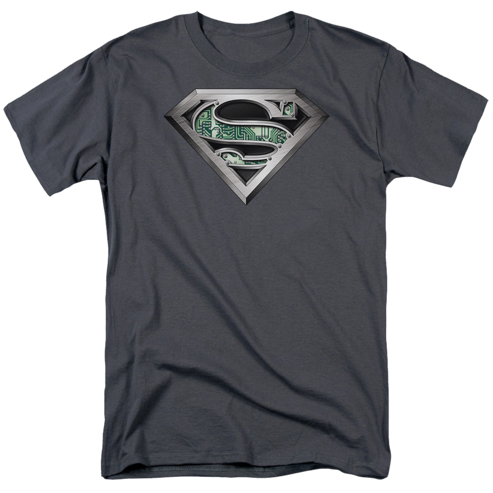 Superman Circuitry Logo - Men's Regular Fit T-Shirt Men's Regular Fit T-Shirt Superman   
